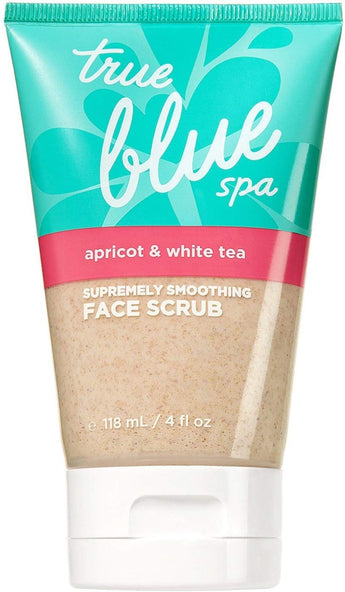 Bath & Body Works True Blue Spa Apricot & White Tea Facial Scrub 4oz