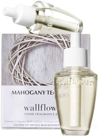Bath & Body Works Mahogany Teakwood Wallflowers Home Fragrance Refills, 2-Pack (1.6 fl oz total)