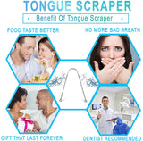 Tongue Scraper Cleaner (2 Pack) For Daily Oral Hygiene - Plastic Free Antibacterial Copper Metal - Dentist Recommended For Dental Hygiene & Fresh Breath By Absolute Ayurvedic