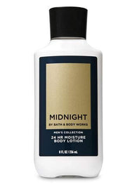 Bath & Body Works Midnight Men's Collection 24 Hours Moisture Body Lotion, 8 Fluid Ounce