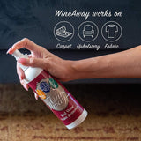Wine Away Red Wine Stain Remover - Removes Wine Spots - Perfect Fabric Upholstery and Carpet Cleaner Spray Solution - Spray on Stain Wash and Laundry to Vanish Stain - 12-Ounces, Set of 2
