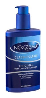 Noxzema Clean Moisture Deep Cleansing Cream, 8 Ounce Pump (2 Pack)