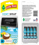 Little Trees Car Air Freshener | Vent Wrap Provides Long-Lasting Scent, Invisibly Fresh